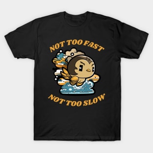 Flying Bird not too fast, not too slow T-Shirt
